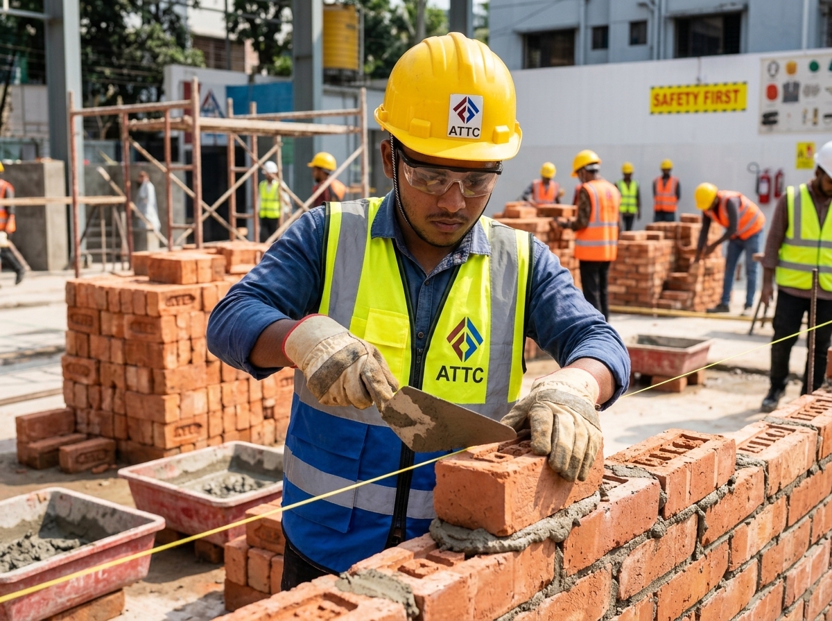 Bricklayer vocational course at ATTC